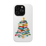 Bookish Christmas Tree Phone Case | Dual-Layer Protection | Festive Holiday Design | Fits iPhone 16 and More