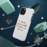 I Run on Books and Christmas Cheer | Custom Impact Resistant iPhone Case | Holiday Design | Durable and Slim Fit | Fits Multiple iPhone Models