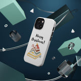 Merry Christmas Bookish Christmas Tree Phone Case | Dual-Layer Protection | Festive Literary Design | Fits iPhone 16 and More