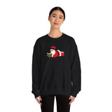 Nerdy Santa Crewneck | Cozy Unisex Fit | Fun Holiday Design | Perfect for Book & Holiday Lovers | Ethically Made