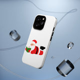 Nerdy Santa Phone Case | Dual-Layer Protection | Fun Holiday Design | Fits iPhone 16 and More