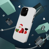 Nerdy Santa Phone Case | Dual-Layer Protection | Fun Holiday Design | Fits iPhone 16 and More