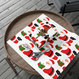 Nerdy Santa Wrapping Paper | Festive Holiday Gift Wrap Design | Available in Matte & Satin Finishes | Eco-Friendly Printed Gift Wrap