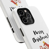 Merry Christmas Bookish Christmas Tree Phone Case | Dual-Layer Protection | Festive Literary Design | Fits iPhone 16 and More