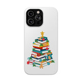 Bookish Christmas Tree Phone Case | Dual-Layer Protection | Festive Holiday Design | Fits iPhone 16 and More