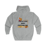 A Little Spice - Full Zip Hoodie - Bookish Loving