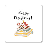 Merry Christmas with Bookish Christmas Tree | Holiday Ceramic Mug | Perfect for Book Lovers