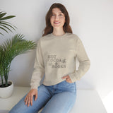 Hot Cocoa and Books Crewneck | Cozy Unisex Fit | Winter Book Lover’s Design | Perfect for the Season | Ethically Made