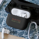 North Pole Reader's Club AirPods Case Cover | Premium Protection | Literary Holiday Design