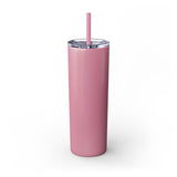 Hot Girls Read Books - Skinny Tumbler with Straw - Bookish Loving