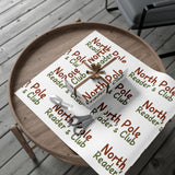 North Pole Reader's Club Wrapping Paper | Festive Book Lover Gift Wrap | Available in Matte & Satin Finishes | Eco-Friendly Printed Gift Wrap