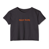 Book Babe Orange - Cropped Tee - Bookish Loving