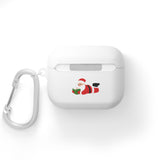 Nerdy Santa AirPods Case Cover | Premium Protection | Fun Holiday Design