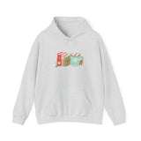 Books and Hot Cocoa Hoodie | Cozy Winter Design | Cotton-Polyester Blend | Perfect for Book Lovers