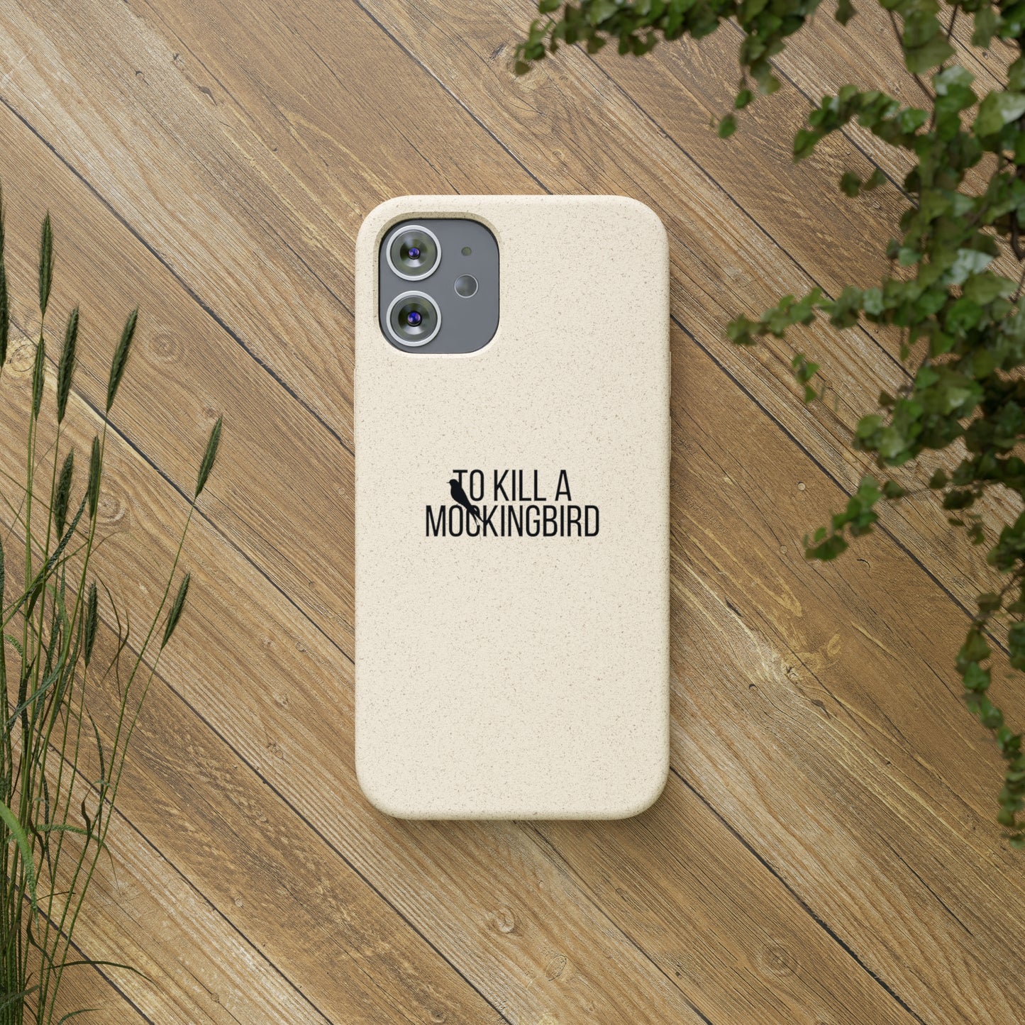 To Kill a Mockingbird | Biodegradable Phone Case | Eco-Friendly and Wireless Charging Compatible | Matte Finish | Sustainable Materials