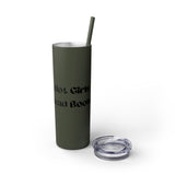 Hot Girls Read Books - Skinny Tumbler with Straw - Bookish Loving