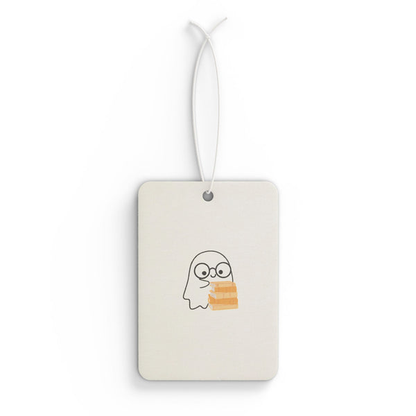 Nerd Ghost - Car Air Freshener - Bookish Loving