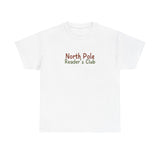 North Pole Reader's Club Tee | Festive Holiday Shirt for Book Lovers | Unisex Cotton T-Shirt