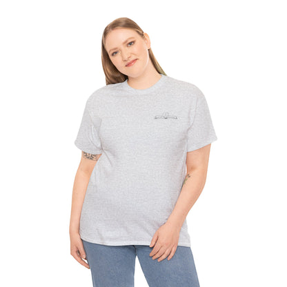 Open Book Heart T-Shirt | Literary Love Design | Book Lover Gift | Unisex Cotton Tee