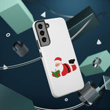 Nerdy Santa Phone Case | Dual-Layer Protection | Fun Holiday Design | Fits iPhone 16 and More