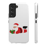 Nerdy Santa Phone Case | Dual-Layer Protection | Fun Holiday Design | Fits iPhone 16 and More