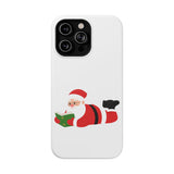 Nerdy Santa Phone Case | Dual-Layer Protection | Fun Holiday Design | Fits iPhone 16 and More