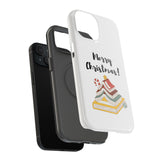 Merry Christmas Bookish Christmas Tree Phone Case | Dual-Layer Protection | Festive Literary Design | Fits iPhone 16 and More