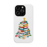 Bookish Christmas Tree Phone Case | Dual-Layer Protection | Festive Holiday Design | Fits iPhone 16 and More