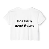 Hot Girls Read Books - Crop Top - Bookish Loving