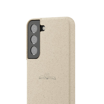 Open Book with Heart Biodegradable Phone Case | Eco-Friendly & Wireless Charging