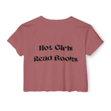 Hot Girls Read Books - Crop Top - Bookish Loving