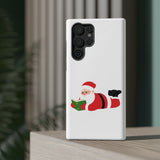 Nerdy Santa Phone Case | Dual-Layer Protection | Fun Holiday Design | Fits iPhone 16 and More