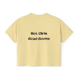 Hot Girls Read Books - Women's Boxy Tee - Bookish Loving