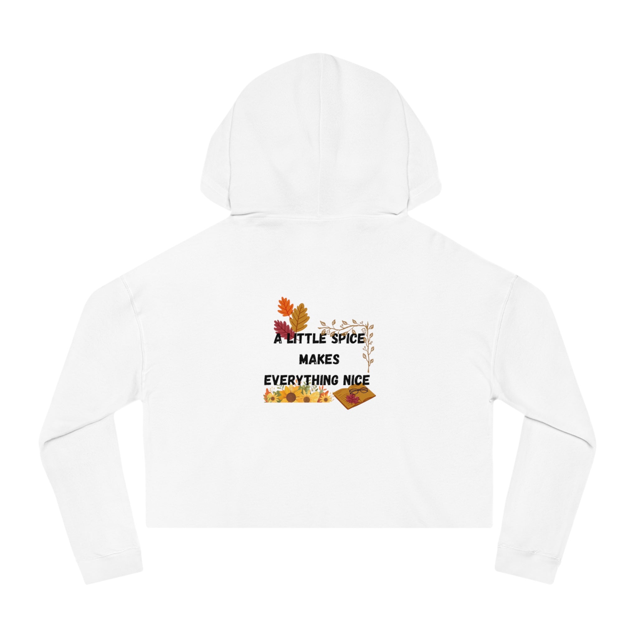 A Little Spice Cropped Hoodie - Bookish Loving