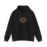 I Run on Books and Christmas Cheer Hoodie | Cozy Holiday Sweatshirt | Festive Gift for Book Lovers | Unisex Sizes for Winter Comfort