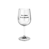 Hot Girls Read Books - Stemmed Wine Glass - Bookish Loving