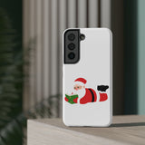 Nerdy Santa Phone Case | Dual-Layer Protection | Fun Holiday Design | Fits iPhone 16 and More