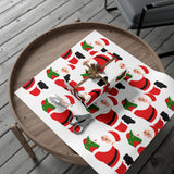 Nerdy Santa Wrapping Paper | Festive Holiday Gift Wrap Design | Available in Matte & Satin Finishes | Eco-Friendly Printed Gift Wrap