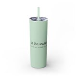 'Tis the Season Skinny Tumbler | 20oz | Double-Wall Insulation | Festive Book Lover Design