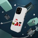 Nerdy Santa Phone Case | Dual-Layer Protection | Fun Holiday Design | Fits iPhone 16 and More