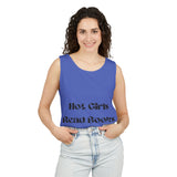 Hot Girls Read Books - Garment-Dyed Tank Top - Bookish Loving