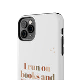 "I Love Books and Christmas Cheer" iPhone Case | Tough Dual-Layer Protection | Wireless Charging Compatible | Durable & Impact-Resistant | Holiday & Book Lover Theme