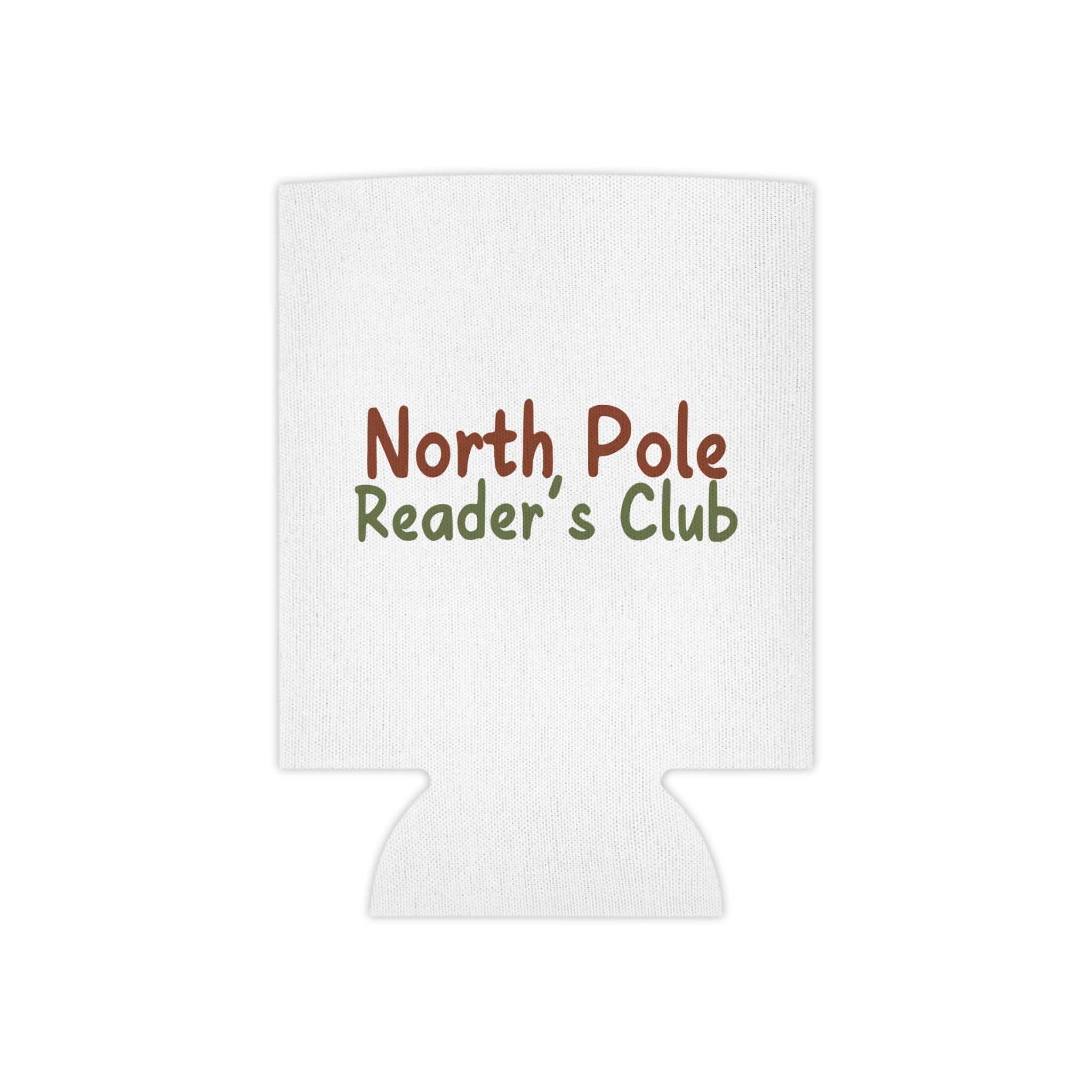 North Pole Reader's Club | Insulated Can Coolers | Festive Drinkware for Book Lovers