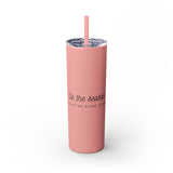 'Tis the Season Skinny Tumbler | 20oz | Double-Wall Insulation | Festive Book Lover Design