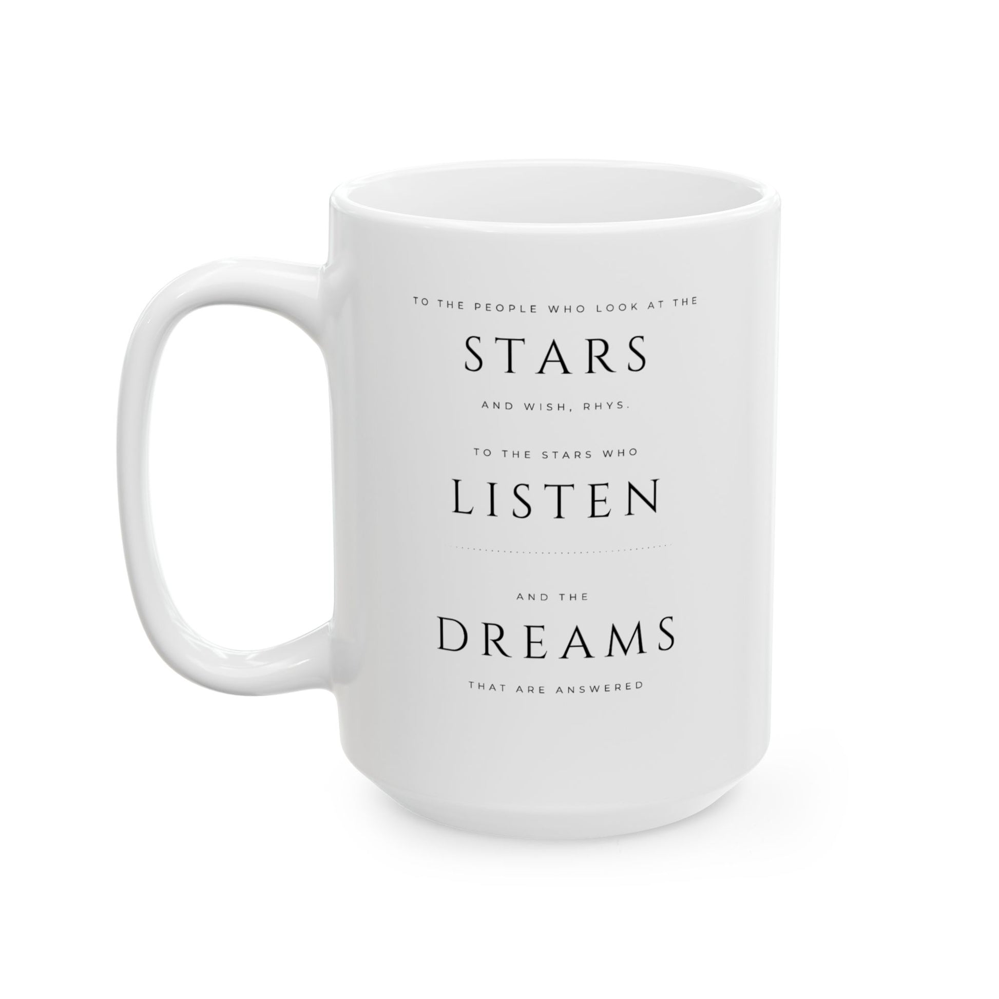 To The People Who Look at the Stars (A Court of Mist and Fury) - White Mug - Bookish Loving