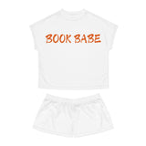 Book Babe Orange - Women's Short Pajama Set - Bookish Loving