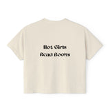 Hot Girls Read Books - Women's Boxy Tee - Bookish Loving