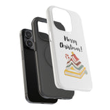 Merry Christmas Bookish Christmas Tree Phone Case | Dual-Layer Protection | Festive Literary Design | Fits iPhone 16 and More