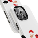 Nerdy Santa Phone Case | Dual-Layer Protection | Fun Holiday Design | Fits iPhone 16 and More