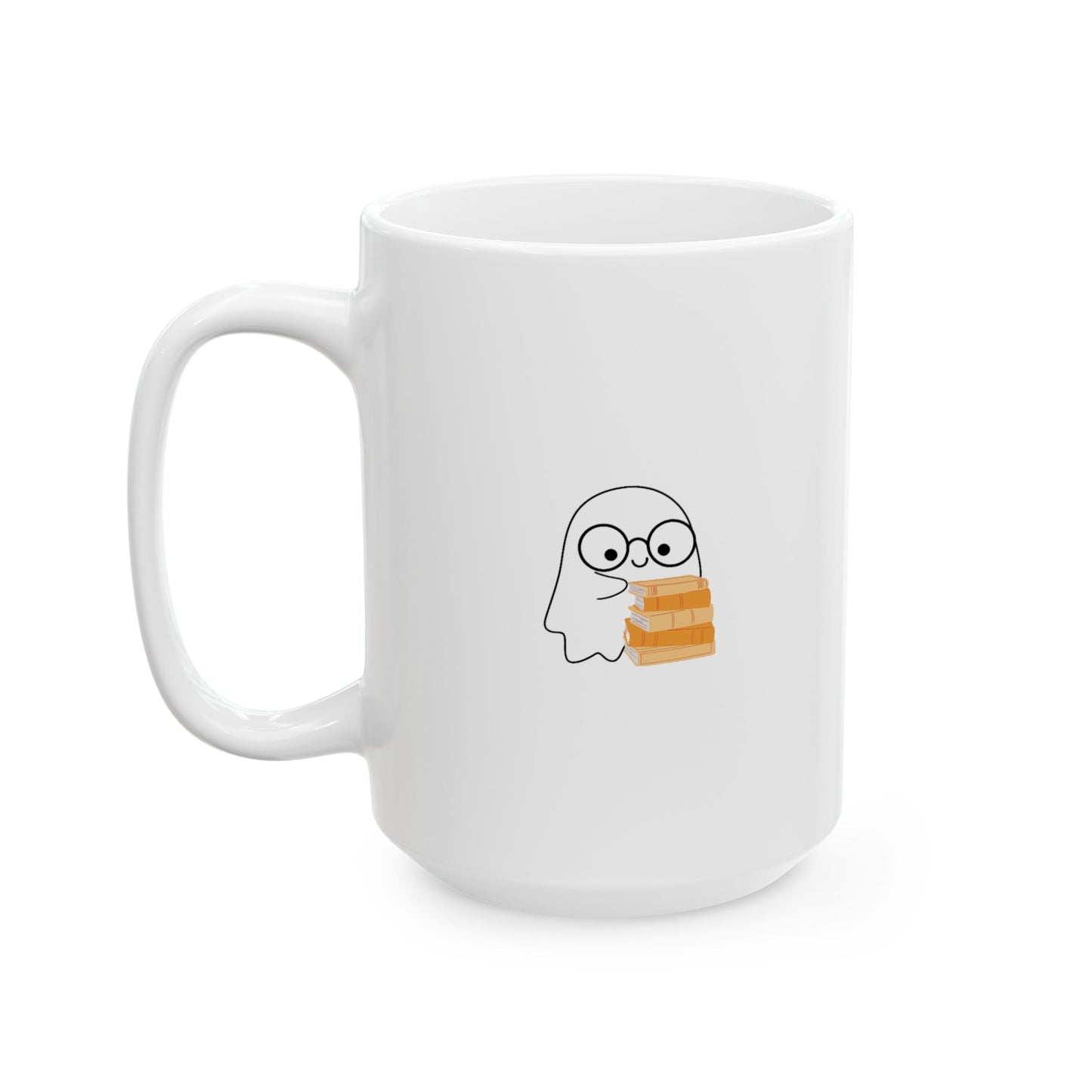 Nerd Ghost - White Mug - Bookish Loving